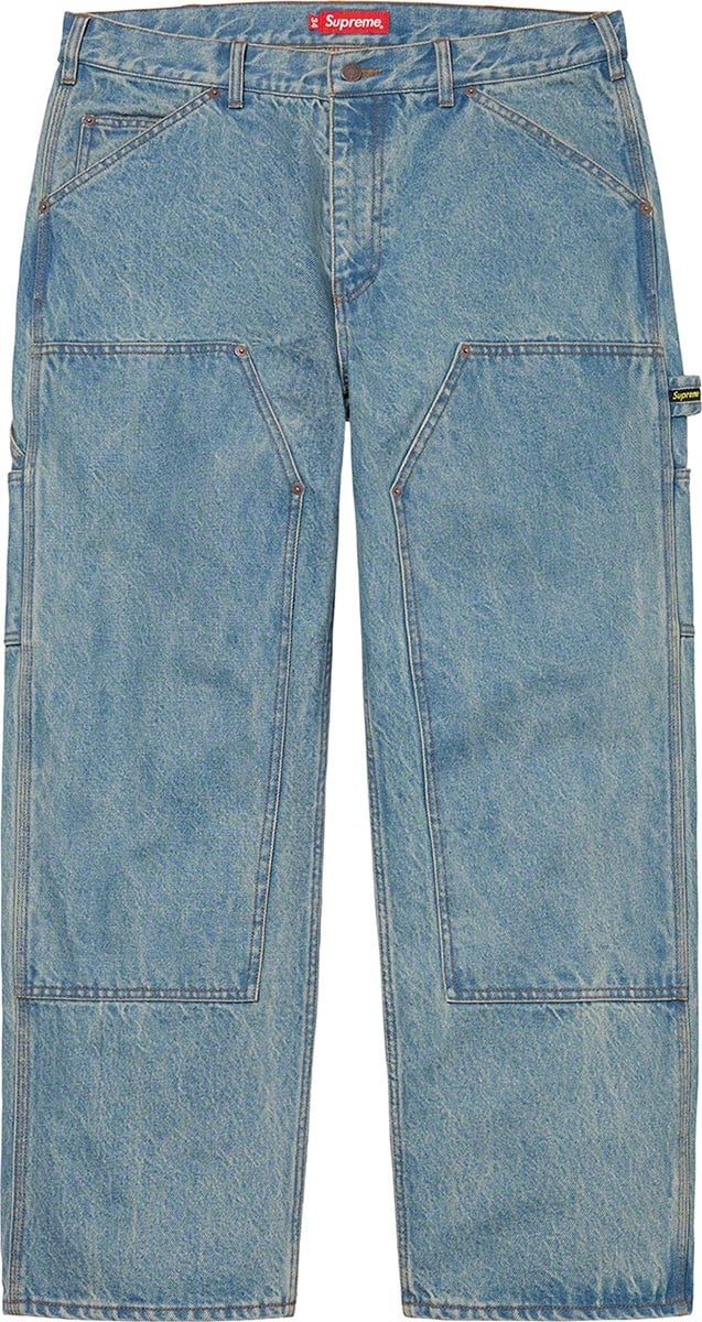 Double Knee Denim Painter Pant view 2